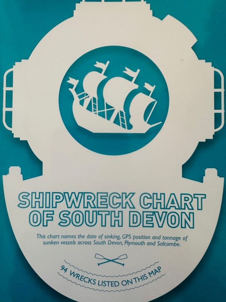 SHIPWRECK CHART OF SOUTH DEVON
