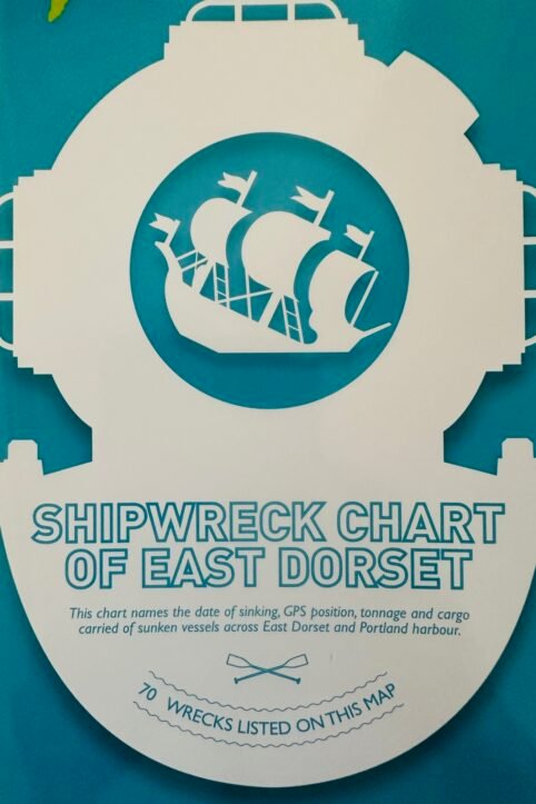 SHIPWRECK CHART OF PORTLAND AND EAST DORSET