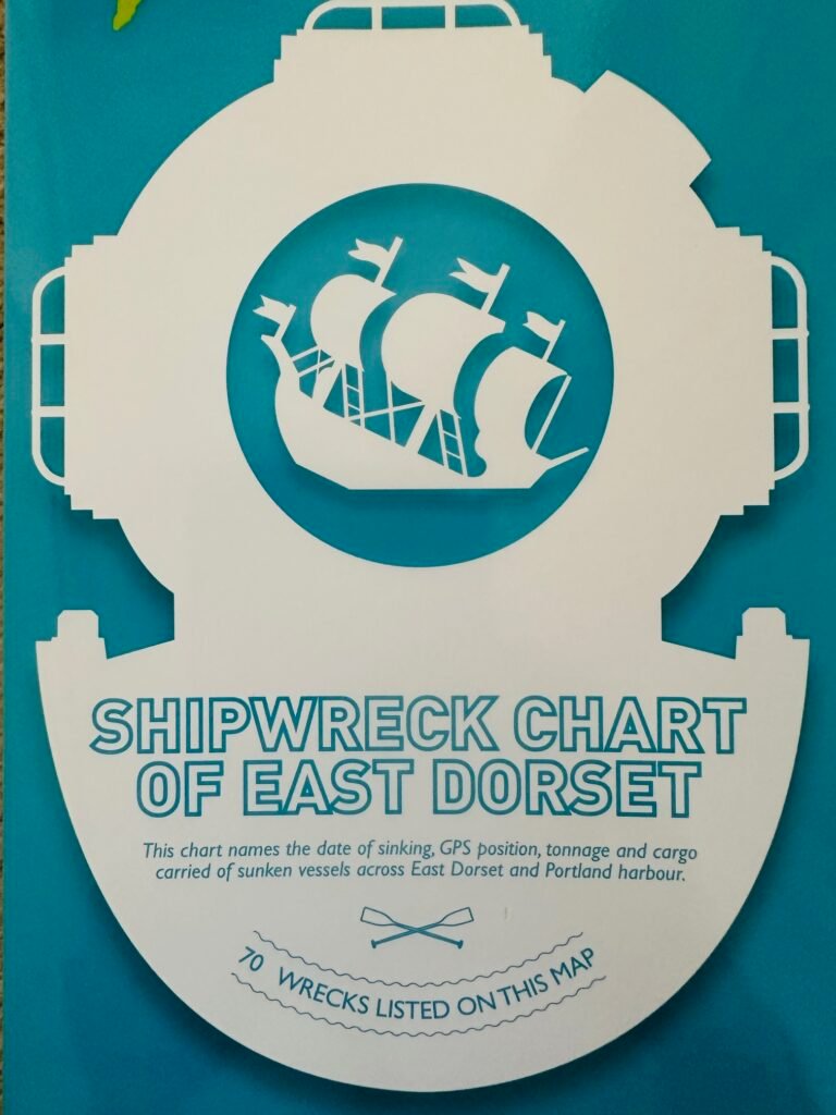 SHIPWRECK CHART OF PORTLAND AND EAST DORSET